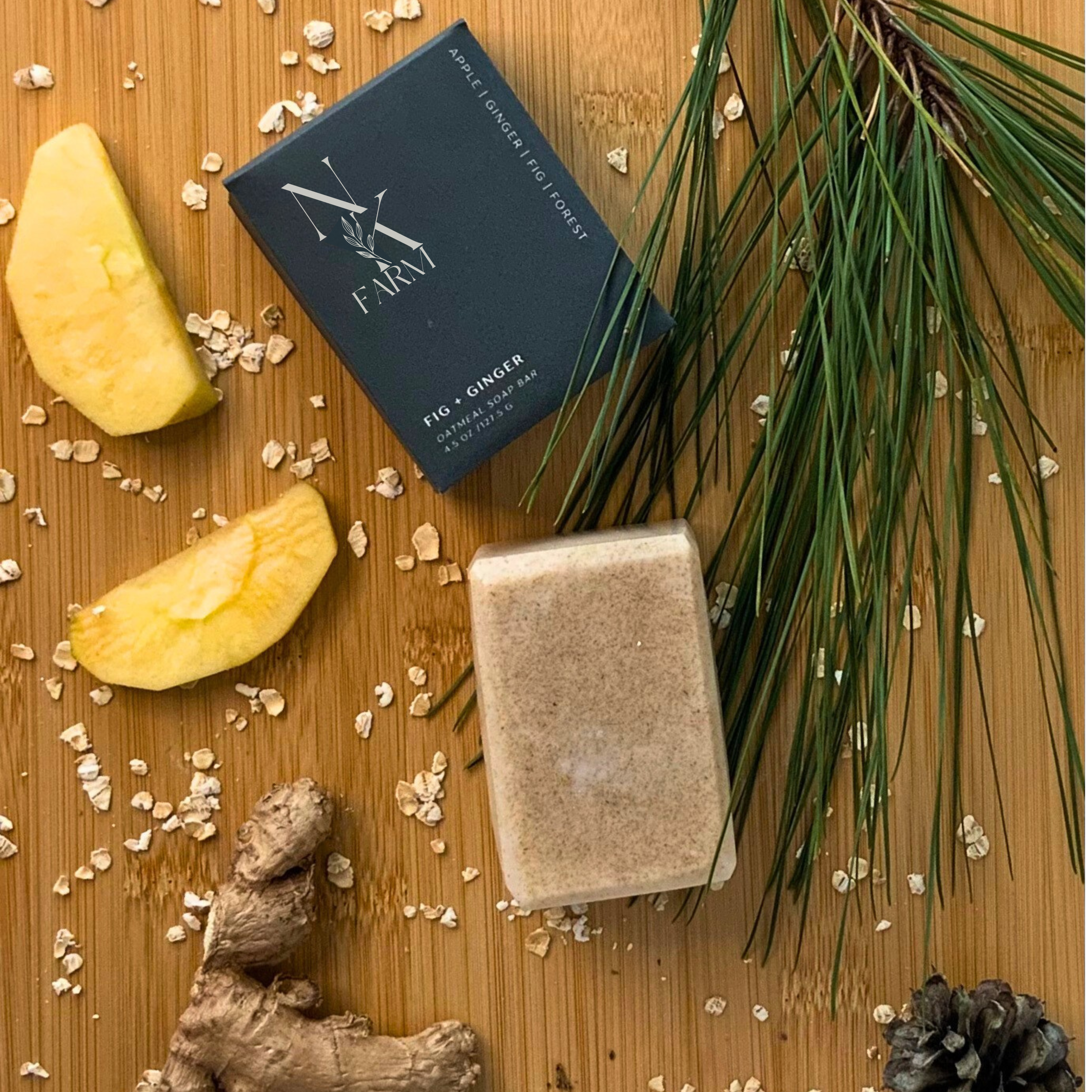 Fig + Ginger Oatmeal Soap Bar